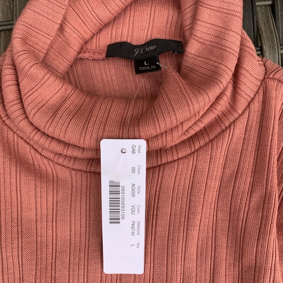 J. Crew Vintage Quartz Ribbed Turtleneck - NWT - Picture 3 of 4